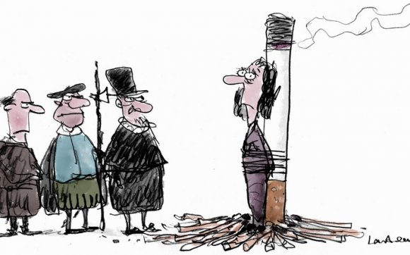 Man br&aelig;nder da rygere