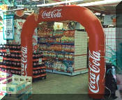 Instore blow up items