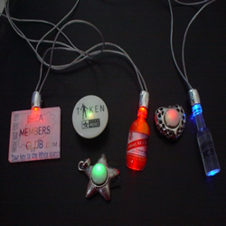 We make your product light up as a necklace