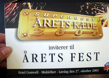 Syngende invitation med superbest sang/SINGING INVITATIONS